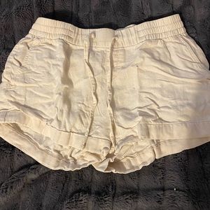 Cream coloured shorts